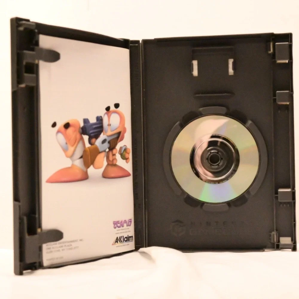 Worms 3D Nintendo GameCube Complete Manual Case Reg Card